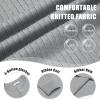 imageCOOFANDY Mens Knit Henley Sweater Long Sleeve Button Down Lightweight Sweater Fall Slim Fit Ribbed PulloverLight Grey