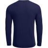 imageCOOFANDY Mens Knit Henley Sweater Long Sleeve Button Down Lightweight Sweater Fall Slim Fit Ribbed PulloverNavy Blue