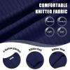 imageCOOFANDY Mens Knit Henley Sweater Long Sleeve Button Down Lightweight Sweater Fall Slim Fit Ribbed PulloverNavy Blue