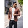 imageCOOFANDY Mens Knit Henley Sweater Long Sleeve Button Down Lightweight Sweater Fall Slim Fit Ribbed PulloverWhite
