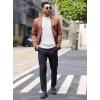 imageCOOFANDY Mens Knit Henley Sweater Long Sleeve Button Down Lightweight Sweater Fall Slim Fit Ribbed PulloverWhite