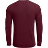 imageCOOFANDY Mens Knit Henley Sweater Long Sleeve Button Down Lightweight Sweater Fall Slim Fit Ribbed PulloverWine Red