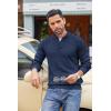 imageCOOFANDY Mens Quarter Button Sweater Lightweight Mock Neck Pullover Sweater Fashion Casual Knitted Henley SweaterNavy Blue