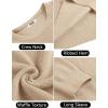 imageCOOFANDY Mens Crewneck Sweater Waffle Textured Pullover Sweaters Soft Midweight Knitted SweatersBeige