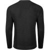 imageCOOFANDY Mens Crewneck Sweater Waffle Textured Pullover Sweaters Soft Midweight Knitted SweatersBlack
