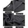 imageCOOFANDY Mens Crewneck Sweater Waffle Textured Pullover Sweaters Soft Midweight Knitted SweatersDark Grey