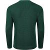 imageCOOFANDY Mens Crewneck Sweater Waffle Textured Pullover Sweaters Soft Midweight Knitted SweatersGreen
