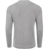imageCOOFANDY Mens Crewneck Sweater Waffle Textured Pullover Sweaters Soft Midweight Knitted SweatersLight Grey