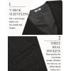 imageCOOFANDY Mens Herringbone Tweed Suit Vests Slim Fit Waistcoat Casual Business Dress VestBlack