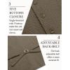 imageCOOFANDY Mens Herringbone Tweed Suit Vests Slim Fit Waistcoat Casual Business Dress VestGreen
