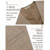 imageCOOFANDY Mens Herringbone Tweed Suit Vests Slim Fit Waistcoat Casual Business Dress VestKhaki