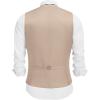 imageCOOFANDY Mens Linen Vest Casual Business Suit Vests Slim Fit Formal Dress WaistcoatKhaki