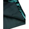 imageCOOFANDY Mens Sequins Vest Slim Fit Christmas Party Vest Shiny Dress Waistcoat for Wedding 80s 90s PromEventsDark Green