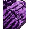 imageCOOFANDY Mens Sequins Vest Slim Fit Christmas Party Vest Shiny Dress Waistcoat for Wedding 80s 90s PromEventsPurple