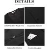 imageCOOFANDY Mens Suit Vests Business Casual Vest Lightweight Formal Dress Vest Slim Fit Waistcoat For Suits TuxedoBlack