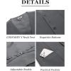 imageCOOFANDY Mens Suit Vests Business Casual Vest Lightweight Formal Dress Vest Slim Fit Waistcoat For Suits TuxedoCharcoal Gray