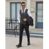 imageCOOFANDY Mens Suit Vests Business Casual Vest Lightweight Formal Dress Vest Slim Fit Waistcoat For Suits TuxedoDark Gray