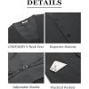 imageCOOFANDY Mens Suit Vests Business Casual Vest Lightweight Formal Dress Vest Slim Fit Waistcoat For Suits TuxedoDark Gray