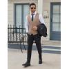 imageCOOFANDY Mens Suit Vests Business Casual Vest Lightweight Formal Dress Vest Slim Fit Waistcoat For Suits TuxedoKhaki