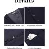 imageCOOFANDY Mens Suit Vests Business Casual Vest Lightweight Formal Dress Vest Slim Fit Waistcoat For Suits TuxedoNavy Blue