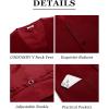 imageCOOFANDY Mens Suit Vests Business Casual Vest Lightweight Formal Dress Vest Slim Fit Waistcoat For Suits TuxedoWine Red