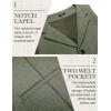 imageCOOFANDY Mens Suit Vests Slim Fit Waistcoat Notch Lapel Casual Formal VestArmy Green
