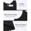imageCOOFANDY Mens Cotton Tank Tops Summer Beach Sleeveless Muscle Shirts Gym Workout Running Tank Shirt PackBlack