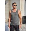 imageCOOFANDY Mens Cotton Tank Tops Summer Beach Sleeveless Muscle Shirts Gym Workout Running Tank Shirt PackBlackdark Grey