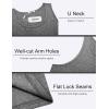 imageCOOFANDY Mens Cotton Tank Tops Summer Beach Sleeveless Muscle Shirts Gym Workout Running Tank Shirt PackBlackdark Grey