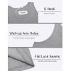 imageCOOFANDY Mens Cotton Tank Tops Summer Beach Sleeveless Muscle Shirts Gym Workout Running Tank Shirt PackLight Grey