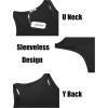 imageCOOFANDY Mens Workout Tank Top Ribbed Knit Sleeveless Gym Muscle T Shirts Bodybuilding TeeBlackLight Grey 2 Pcs