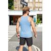 imageCOOFANDY Mens Workout Tank Top Ribbed Knit Sleeveless Gym Muscle T Shirts Bodybuilding TeeLight GreyLight Blue 2 Pcs