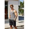 imageCOOFANDY Mens Workout Tank Top Ribbed Knit Sleeveless Gym Muscle T Shirts Bodybuilding TeeMedium Grey1 Pcs