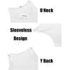 imageCOOFANDY Mens Workout Tank Top Ribbed Knit Sleeveless Gym Muscle T Shirts Bodybuilding TeeWhite1 Pcs