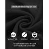 imageCOOFANDY Mens Casual Henley Shirt Band Collar Short Sleeve Shirt Summer Beach Hippie ShirtBlack
