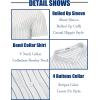 imageCOOFANDY Mens Casual Henley Shirt Band Collar Short Sleeve Shirt Summer Beach Hippie ShirtBlack Stripes on White