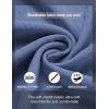 imageCOOFANDY Mens Casual Henley Shirt Band Collar Short Sleeve Shirt Summer Beach Hippie ShirtDark Blue