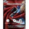 imageCOOFANDY Mens Casual Henley Shirt Band Collar Short Sleeve Shirt Summer Beach Hippie ShirtFlower Leaves  Red Blue Apricot
