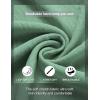 imageCOOFANDY Mens Casual Henley Shirt Band Collar Short Sleeve Shirt Summer Beach Hippie ShirtIce Green