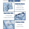 imageCOOFANDY Mens Casual Henley Shirt Band Collar Short Sleeve Shirt Summer Beach Hippie ShirtLight Blue Flower