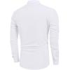 imageCOOFANDY Mens Cotton Linen Henley TShirts Long Sleeve Hippie Casual Beach TShirts01white