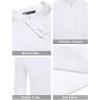 imageCOOFANDY Mens Cotton Linen Henley TShirts Long Sleeve Hippie Casual Beach TShirts01white