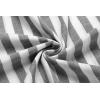 imageCOOFANDY Mens Cotton Linen Henley TShirts Long Sleeve Hippie Casual Beach TShirtsBlack White Striped