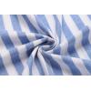 imageCOOFANDY Mens Cotton Linen Henley TShirts Long Sleeve Hippie Casual Beach TShirtsBlue White Striped
