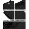 imageCOOFANDY Mens 2 Piece Outfits Sets Casual Short Sleeve Button Down Knit Shirt and Shorts Sets Summer Beach OutfitsBlack