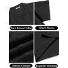 imageCOOFANDY Mens Knit Shirt Short Sleeve Button Down Vintage Polo Shirts Casual Summer Beach ShirtsBlack