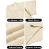imageCOOFANDY Mens Knit Shirt Short Sleeve Button Down Vintage Polo Shirts Casual Summer Beach ShirtsCream