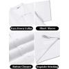imageCOOFANDY Mens Knit Shirt Short Sleeve Button Down Vintage Polo Shirts Casual Summer Beach ShirtsWhite