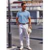 imageCOOFANDY Mens Polo Shirts Short Sleeve Casual Knit Polo Shirt Vintage Golf T Shirts Old Money TopsBlue