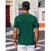 imageCOOFANDY Mens Polo Shirts Short Sleeve Casual Knit Polo Shirt Vintage Golf T Shirts Old Money TopsGreen